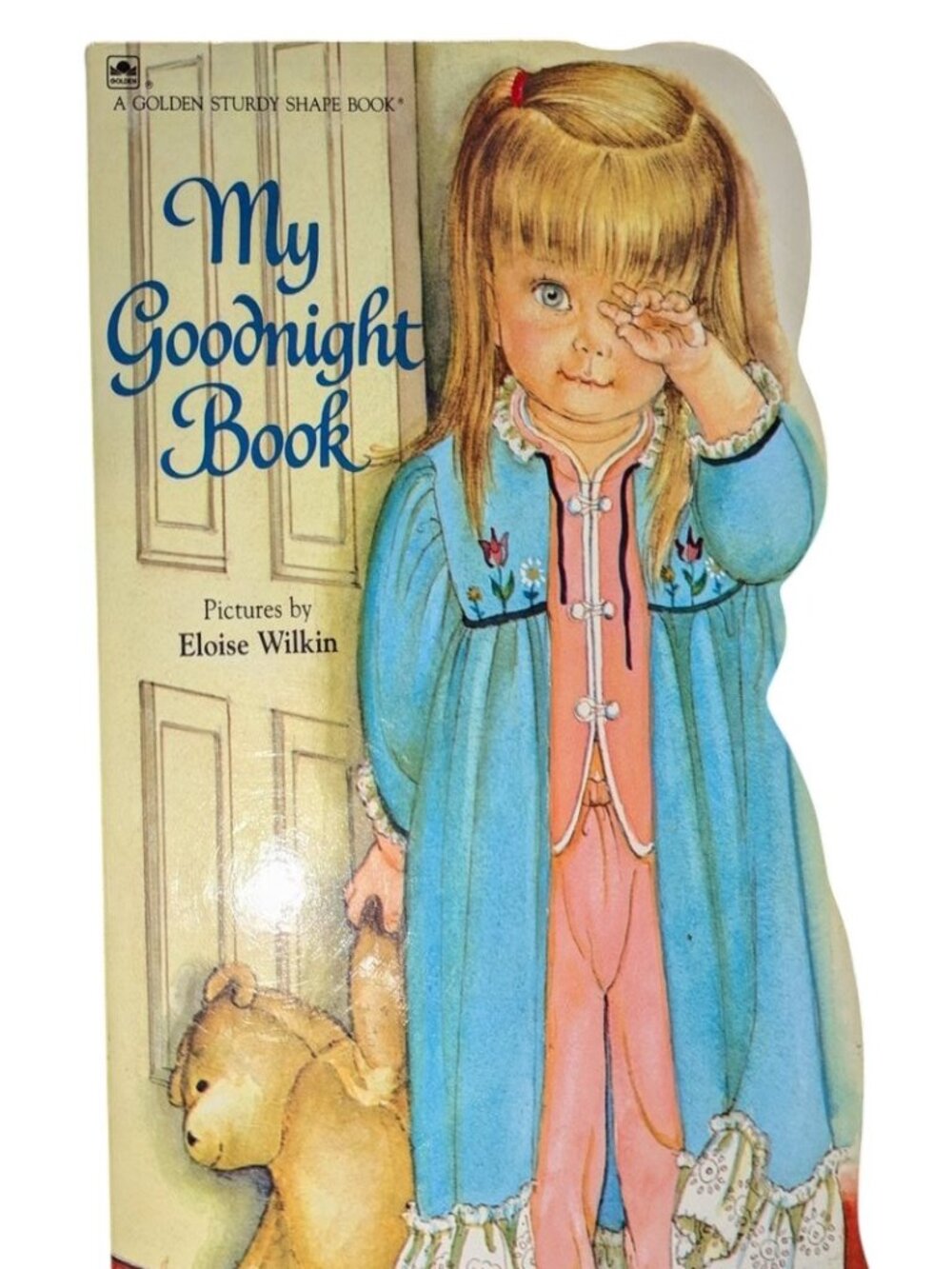 Vintage 1981 My Goodnight Book Golden Sturdy Shape Elosie Wilkin Kids Toddler